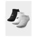 4F HJL22-JSOD001 COLD LIGHT GREY MELANGE+WHITE+DEEP BLACK Ponožky EU HJL22-JSOD001 GREYWHITEBLAC