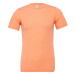 Canvas Unisex tričko CV3413 Orange Triblend -Heather