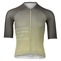 POC Cyklistický dres s krátkým rukávem - PRISTINE PRINT - zelená