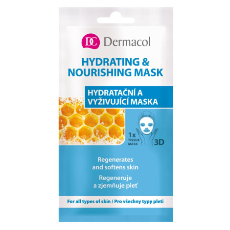 Dermacol Hydratační a vyživující textilní maska 1 ks