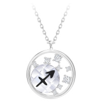 Preciosa Stříbrný náhrdelník s českým křišťálem Střelec Sparkling Zodiac 6150 92 (řetízek, přívě