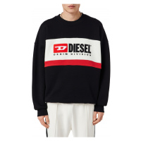 Mikina diesel s-treapy-division sweat-shirt černá