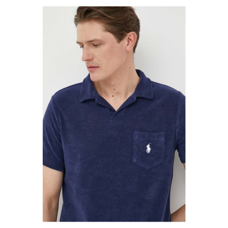 Polo tričko Ralph Lauren tmavomodrá barva, 710901044