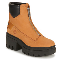 Timberland EVERLEIGH BOOT FRONT ZIP Hnědá