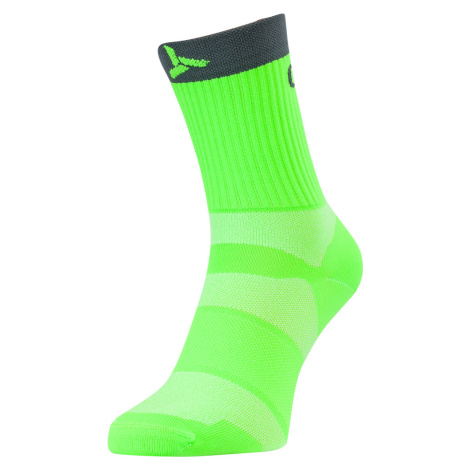 Unisex ponožky Silvini Orato zelená/tmavě šedá