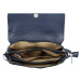 Trendy dámská koženková crossbody kabelka Tyera,  tmavě modrá
