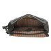 Hide & Stitches Černý velký prémiový kožený batoh „Identity“ 8L