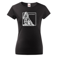 Dámské tričko pro milovníky psů s potiskem Kokršpaněla