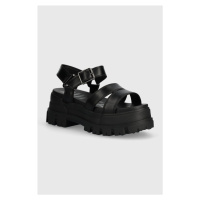 Sandály Buffalo Aspha Ts Sandal dámské, černá barva, na platformě, 1602188.BLK