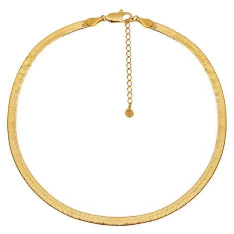 Pozlacený náhrdelník Herringbone gold