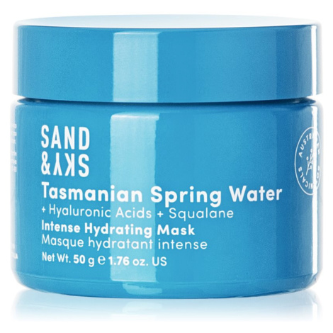 Sand & Sky Tasmanian Spring Water Intense Hydrating Mask intenzivní hydratační maska 50 g