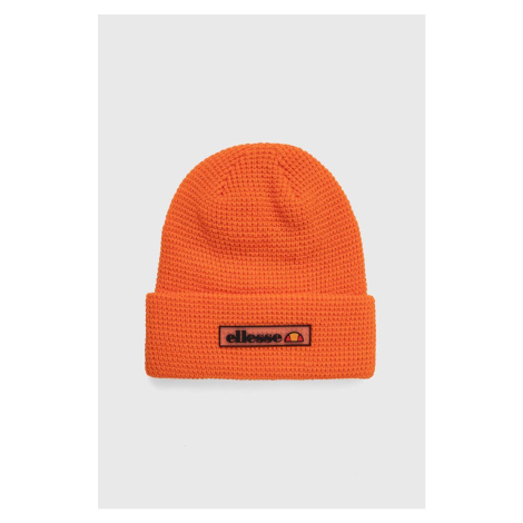 Čepice Ellesse oranžová barva, z husté pleteniny
