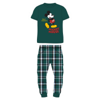 Mickey Mouse - licence Pánské pyžamo - Mickey Mouse 53049826, zelená Barva: Zelená