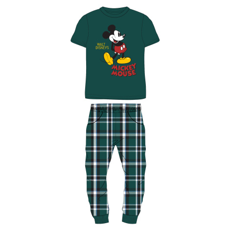 Mickey Mouse - licence Pánské pyžamo - Mickey Mouse 53049826, zelená Barva: Zelená