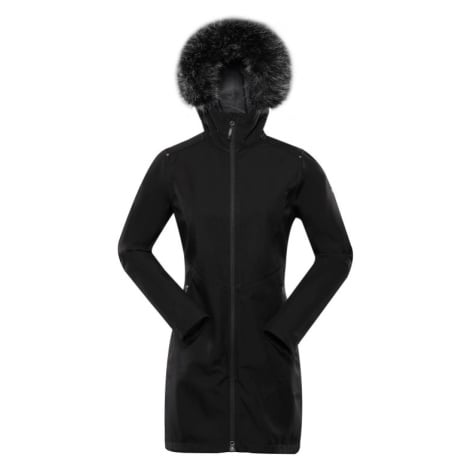Kabát dámský ALPINE PRO IBORA softshellový černý