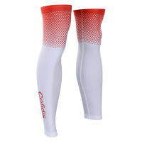BONAVELO Cyklistické návleky na nohy - COFIDIS 2020 - bílá/červená