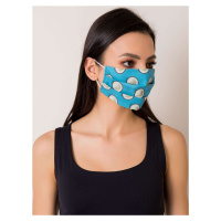 Modrá ochranná maska s potiskem