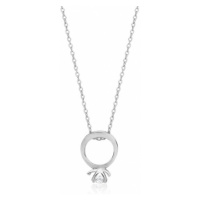 Klenoty Amber Stříbrný náhrdelník - miniatura prstýnku