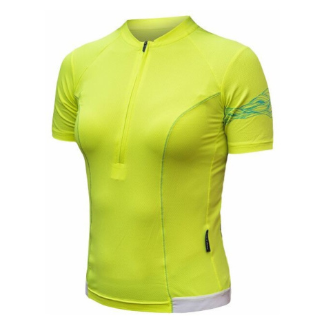 Sensor Cyklo Coolmax Entry dámský dres krátký rukáv Neon Yellow