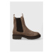 Semišové kotníkové boty Gant Kelliin dámské, béžová barva, na plochém podpatku, 27553349.G24
