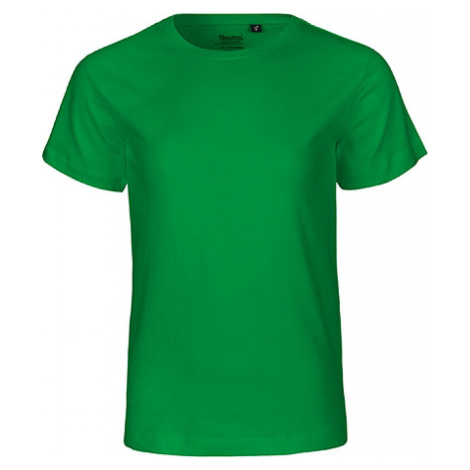 Neutral Dětské organické tričko s krátkým rukávem a výztužnou páskou za krkem