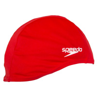 Plavecká čepička speedo polyester cap červená