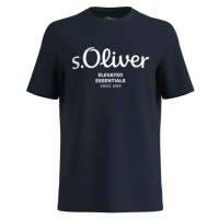 s.Oliver LOGO T-NOOS Pánské tričko, tmavě modrá, velikost