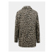 Světle hnědý kabát s leopardím vzorem Dorothy Perkins