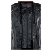 MBW Pánská třívrstvá textilní bunda MBW NEO - černo šedá