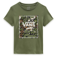 Vans CAMO WASH BOX FILL CREW Dámské tričko US VN000ACFZBF1