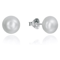 Viceroy Elegantní minimalistické náušnice s perlou Clasica 5090E000-67 0,7 cm