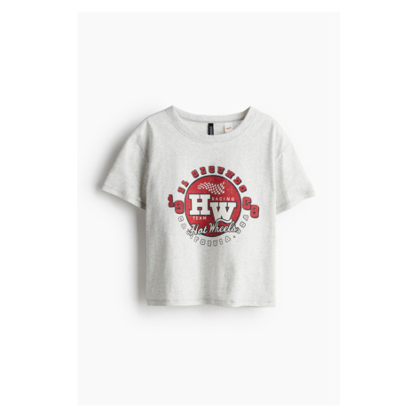 H & M - Tričko's potiskem - šedá H&M