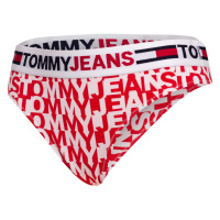 Bílo-červené dámské vzorované kalhotky Tommy Jeans - Dámské