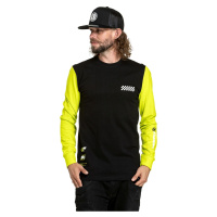 Meatfly pánské tričko s dlouhým rukávem Appex Safety Yellow/Black | Žlutá