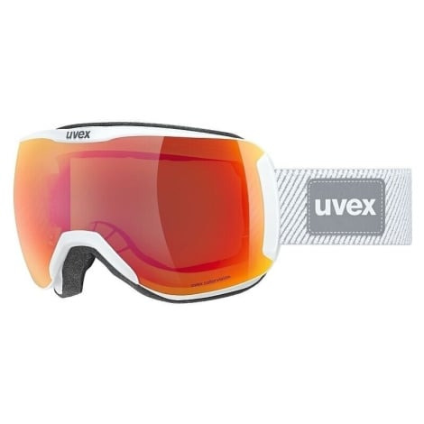 UVEX Downhill 2100 CV Planet Planet White Shiny/Mirror Scarlet/Green Lyžařské brýle