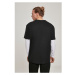 Oversized Shaped Double Layer LS Tee - black/white