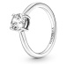Pandora Jemný stříbrný zásnubní prsten Timeless 190052C01