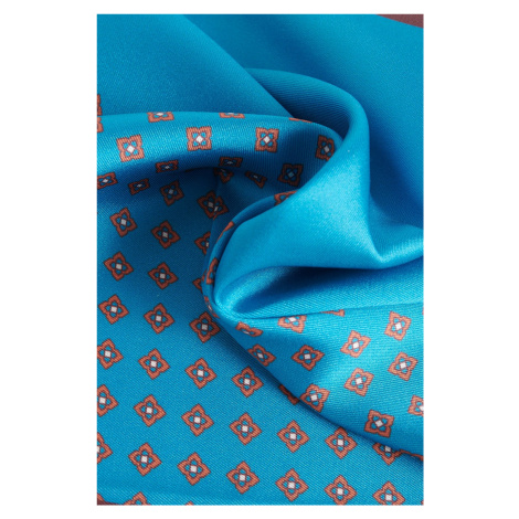 ALTINYILDIZ CLASSICS Men's Brown-petroleum Patterned Handkerchief AC&Co / Altınyıldız Classics