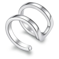 Zásnubní stříbrné prsteny se zirkony a bez