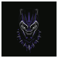 Dámské tričko s potiskem Black Panther ze série Marvel