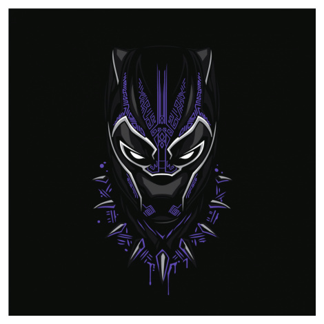Dámské tričko s potiskem Black Panther ze série Marvel BezvaTriko