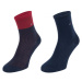 Tommy Hilfiger WOMEN 2P TENCEL SHORT SOCK COLORBLOCK Dámské ponožky, tmavě modrá, velikost