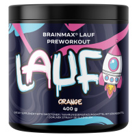BrainMax LAUF Preworkout, s kofeinem, 400 g Příchuť: Červený pomeranč