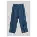 KALHOTY GANT REL CHAMBRAY CROPPED PANTS modrá