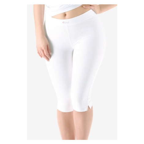 Bílé dámské legíny