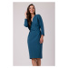 Zavinovací šaty modré model 18914870 - BeWear