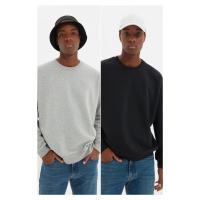 Trendyol Sweatshirt - Gray - Regular fit