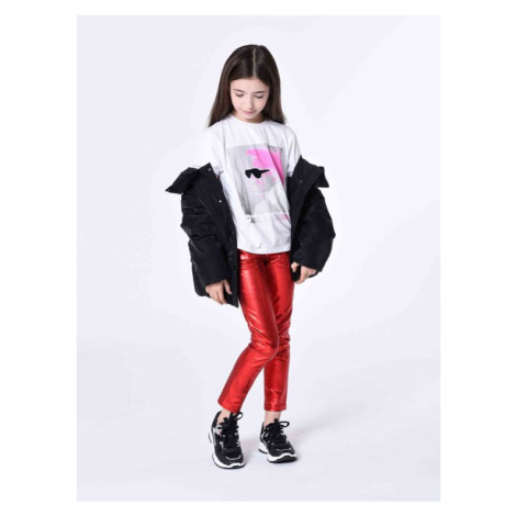 Kalhoty z materiálu Karl Lagerfeld Kids