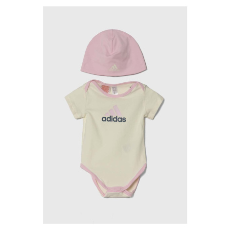 Čepice a kojenecké body adidas