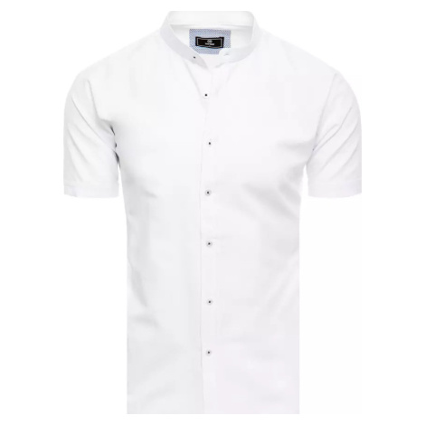 Bílá košile s krátkým rukávem BASIC